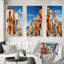 «Italy Terracotta Tones Fontanas X», 3 pièces sur toile-637074187-637074184