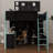 Full-Size Wooden Loft Bed With Integrated Desk And Drawers, Gaming Bed Offering Spacious Storage And Lighting-345696662
