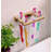 Coyst Traditional Solid Teak Wall Mount Cup and Toothbrush Holder