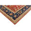 Tapis rouge / bleu marine / beige tissé à la main de haute qualité-72023368