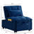 Navy Single Bed With Storage Pockets. Adjustable For Optimal Posture. Convertible Chaise Lounge. Space Saving Design. Fine Velvet. Construction. Easy Assembly 4 In 1 Bed, Navy. A Custom Fit. Saving.-206754994