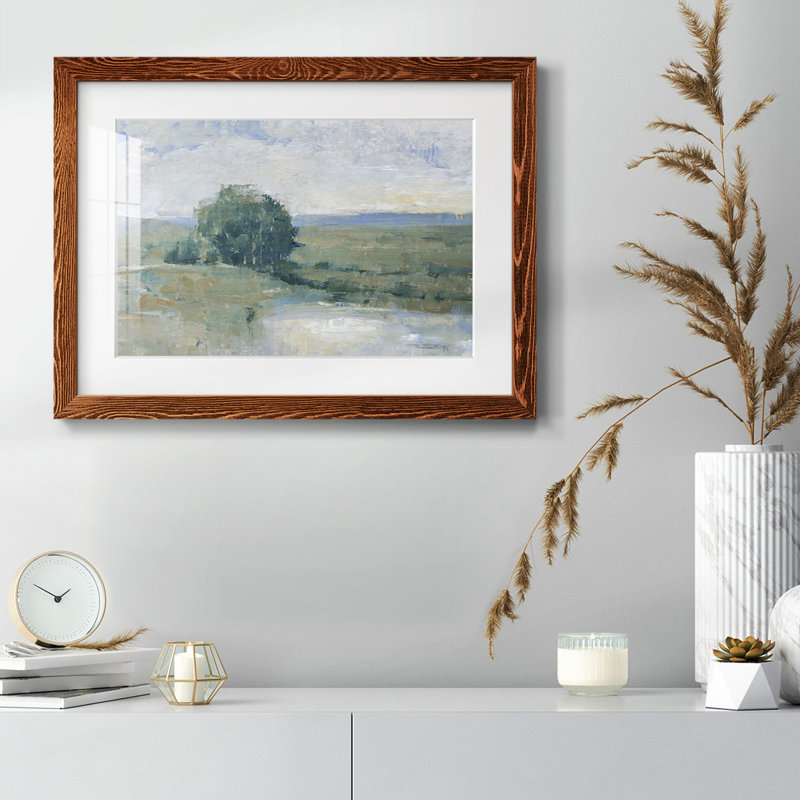 " Riverbank Impression I ", Maple, 28" H x 42" W