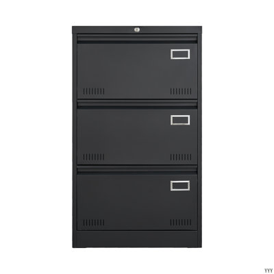 Filing Cabinet Lateral File Cabinet 3 Drawer,Locking Metal File Cabinets Three Drawer, Office Filing Cabinet With Lock Drawers For Home Office/Legal/L by Latitude Run