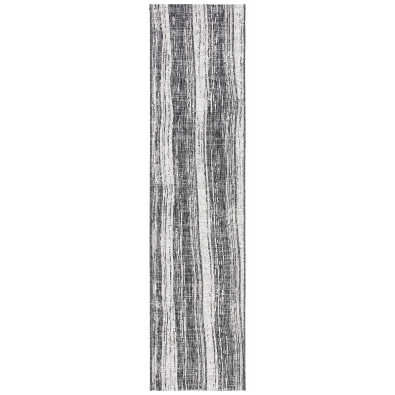 Maryborough Performance Striped Indoor/Outdoor Area Rug, Runner 2'2" x 9'