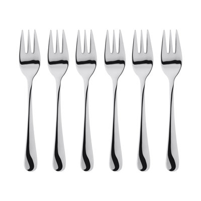 Judge, Windsor - Set of 6 Stainless Steel Cake Forks