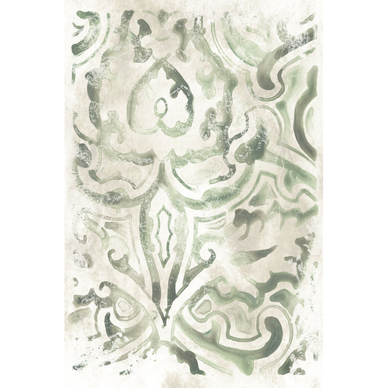 Ancient Tile III by June Erica Vess - Wrapped Canvas Painting, 122 cm H x 81 cm W, Wrapped Canvas