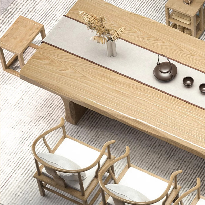 Table de conférence Burlywood, 29.53" H x 78.74" L x 31.5" W