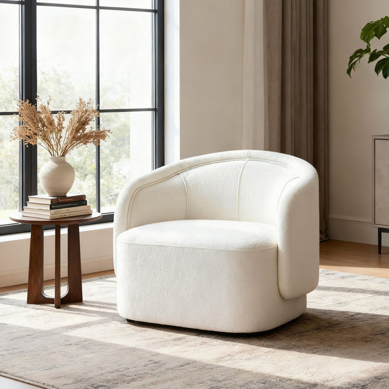 Chaise d'appoint Amanda, Crème