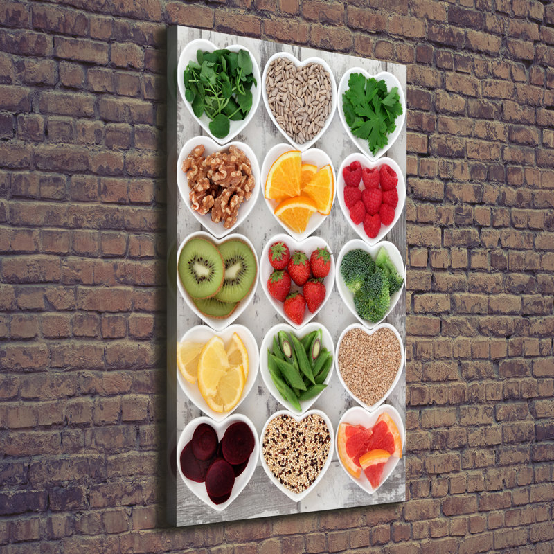 Healthy Food - Wrapped Canvas Print