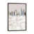 Toile encadrée de bois rustique foncé