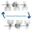 Éclairage pour meuble-lavabo à intensité variable Rosser-133335054-133335052-19909882