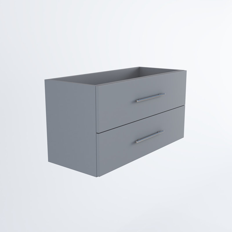 Abdirahman 35.13'' Single Bathroom Vanity Base Only, Gray