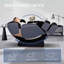 Fauteuil de massage inclinable chauffant avec rail SL, télécommande ACL, Bluetooth, commande APP-41174812