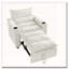 Velvet Fabric Convertible Chair Pullout Adjustable Sleeper-1930150867
