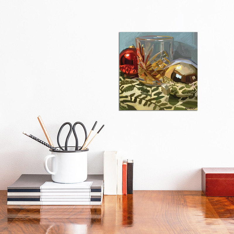 Drink Between Friends by Teddi Parker - Wrapped Canvas Print, 30.48cm H x 30.48cm W
