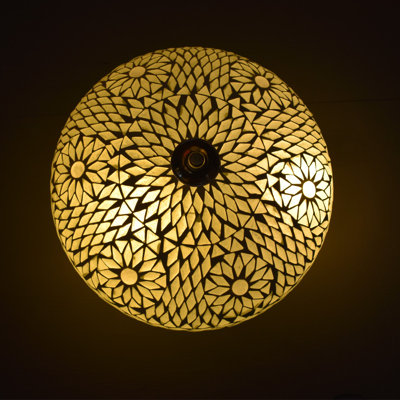 Chauvin Glass Flush Mount
