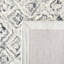 Tapis gris / beige en laine / coton touffeté à la main Micro-Loop-1703651462