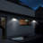 Solar Powered Outdoor Wall Light with Motion Sensor 6000K