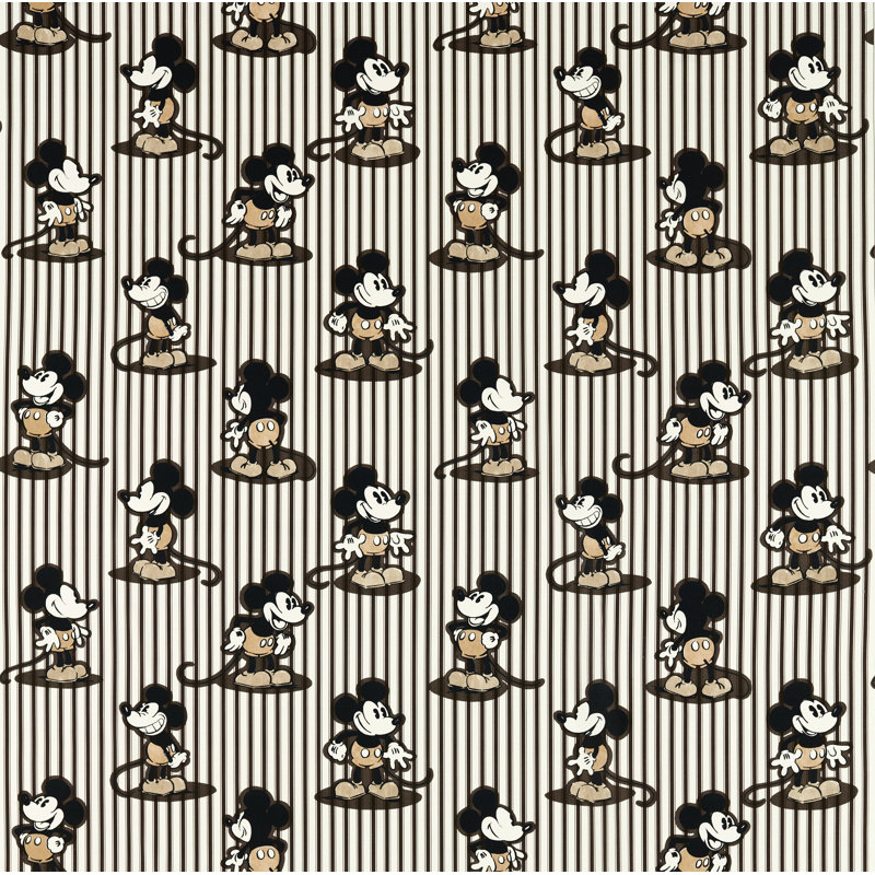 Mickey Stripe Fabric, Humbug