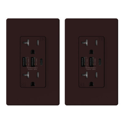 20 Tamper Resistant Duplex Outlet