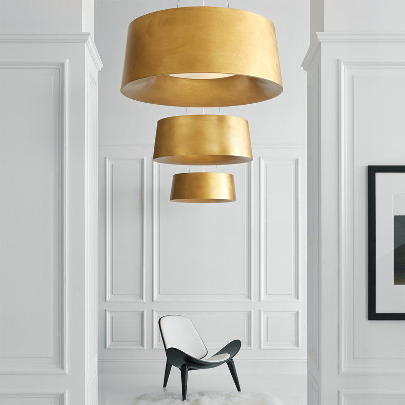 Barbara Barry Halo Medium Hanging Shade, Matte Black