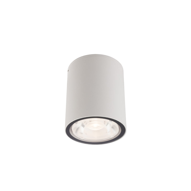 Hamburg LED Flush Mount, White, 11cm H x 9cm W x 9cm D