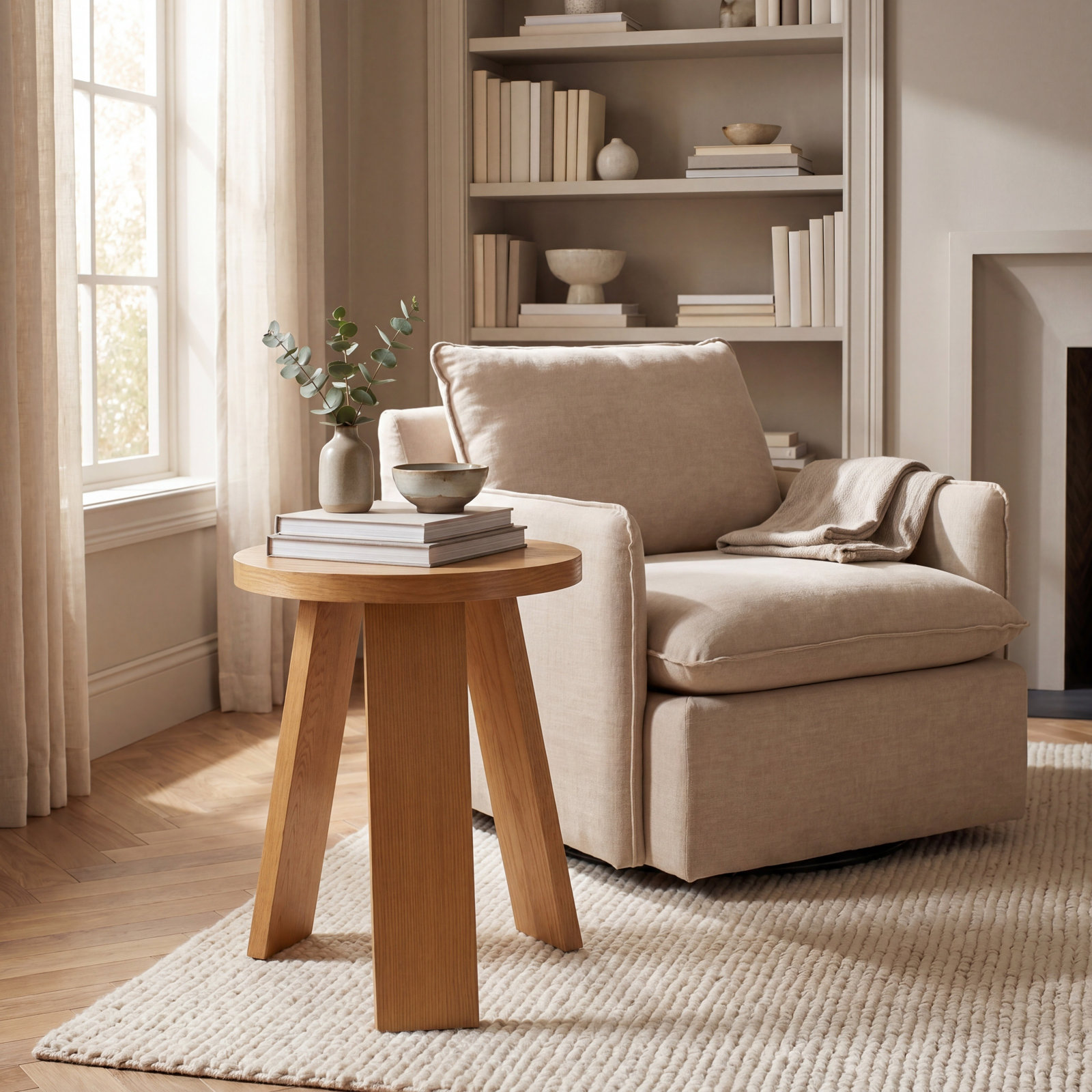 Mattelynn 20" End Table, Natural