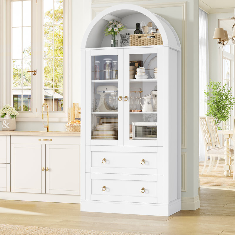 Garde-manger arqué Arvad, White