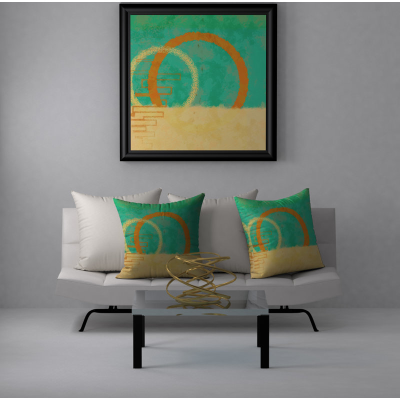 Nouvelle housse de coussin carrée et insert, H 20 po x l 20 po