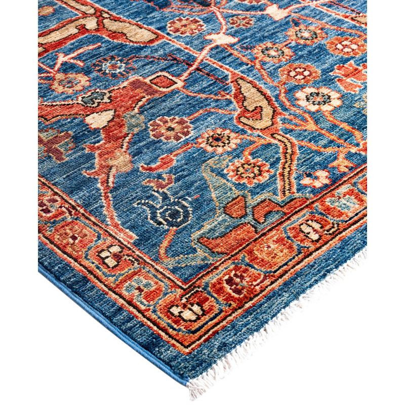 Serapi One-of-a-Kind 8' 0" X 9' 10" Hand Knotted Area Rug