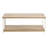 Gateshead Jamestown Rectangular Coffee Table with Storage Shelf Rustic Wood Grain and Metal-1768943892