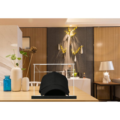 Clear Hat Display Case Acrylic Baseball Cap Holder Stand Transparent Hat Storage Box