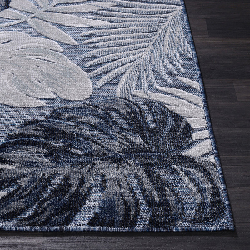 Chartier Machine Woven Floral Area Rug, Runner 2'2'' x 10'