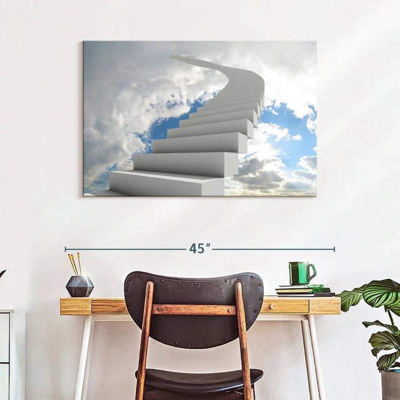Lilie Stairway To The Sky, 26" H x 39" W