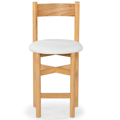 Zoyah Tayla Linen Counter Stool