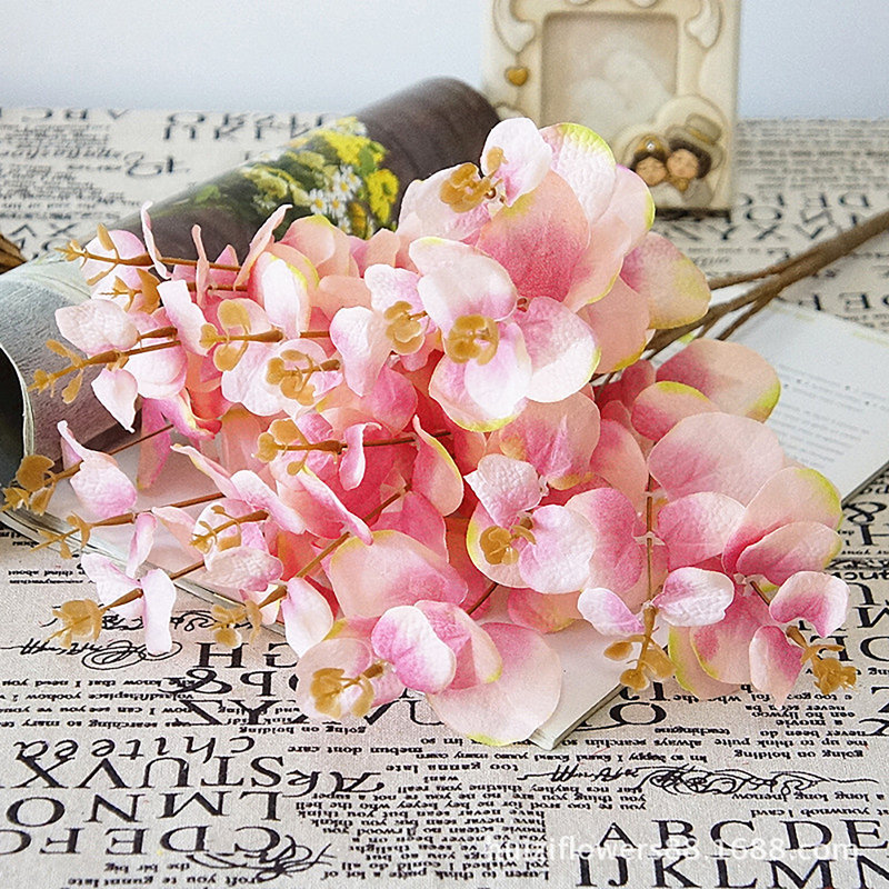 Faux Silk Eucalyptus Arrangement, Pink