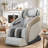 2026 Bugati 3D Full Body Massage Chair With Air Bags, Foot Massage, Heat Therapy, Shiatsu Recliner, LCD Screen&Voice Control, Bluetooth Music-1155996602
