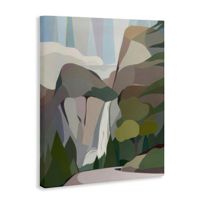 Toile abstraite «Bridal Veil Falls», conception par Melba Browne