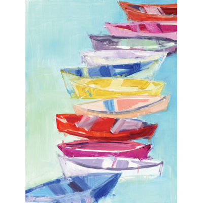 Bateaux flottants I sur toile