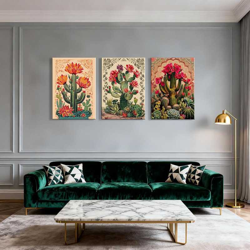 3 Piece Wrapped Canvas Wall Art