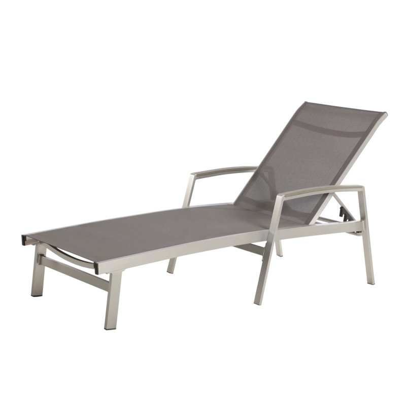 Ensemble de chaises longues en aluminium Oxton
