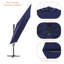 Parasol en porte-à-faux rectangulaire Sayhaan -260449155-219843721