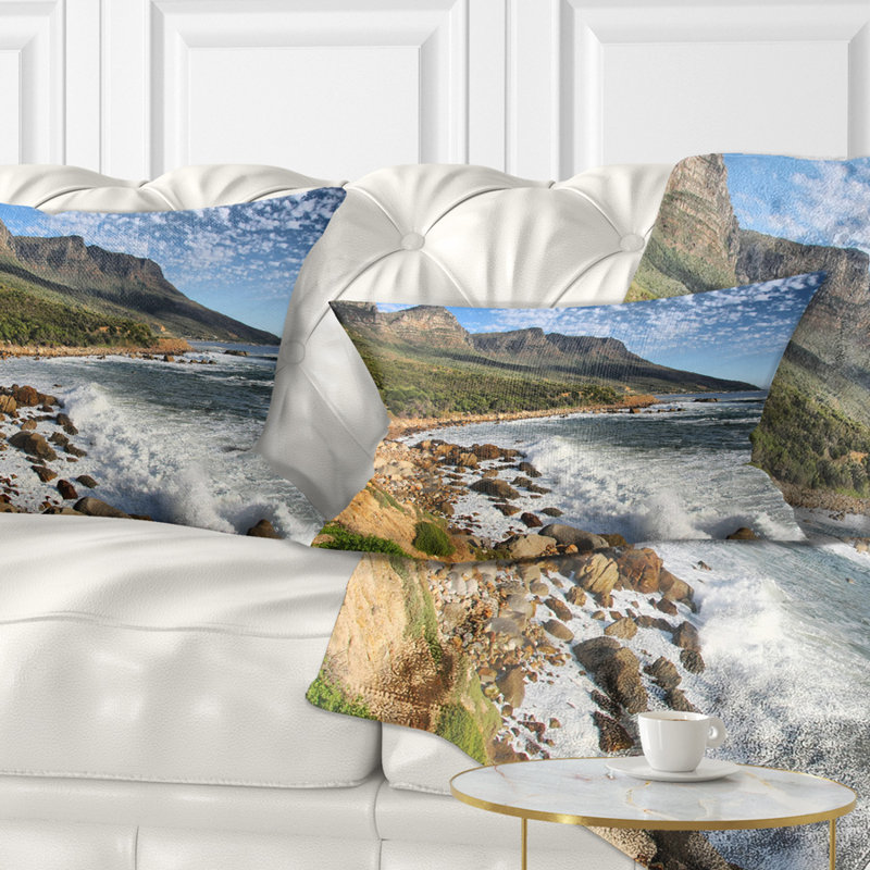 Magnifique coussin lombaire en mer south africain