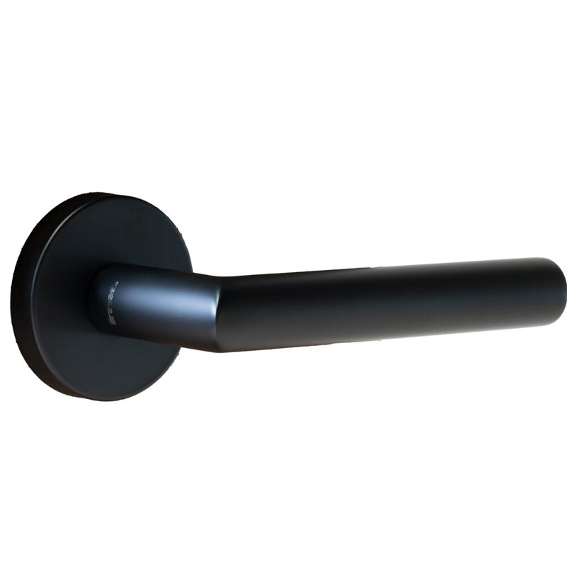 Fausse poignée de porte simple, Acier inoxydable poli, Gauche