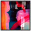 Oliver Gal Inked I Abstract - Hand-Applied Glass Coat Framed Canvas Art-539610362-539610363