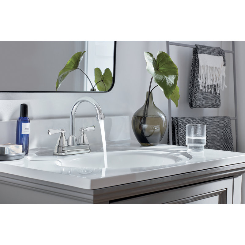 Elmhurst Centerset 2-handle Bathroom Faucet with Drain Assembly, Chrome