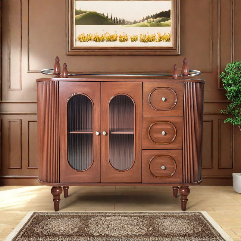 Addileigh Sideboard, 35.43" H x 47.24" W x 15.75" D, Brown 2
