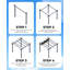 Pergola en aluminium, pergola en métal pour l'extérieur-114205181-114205189