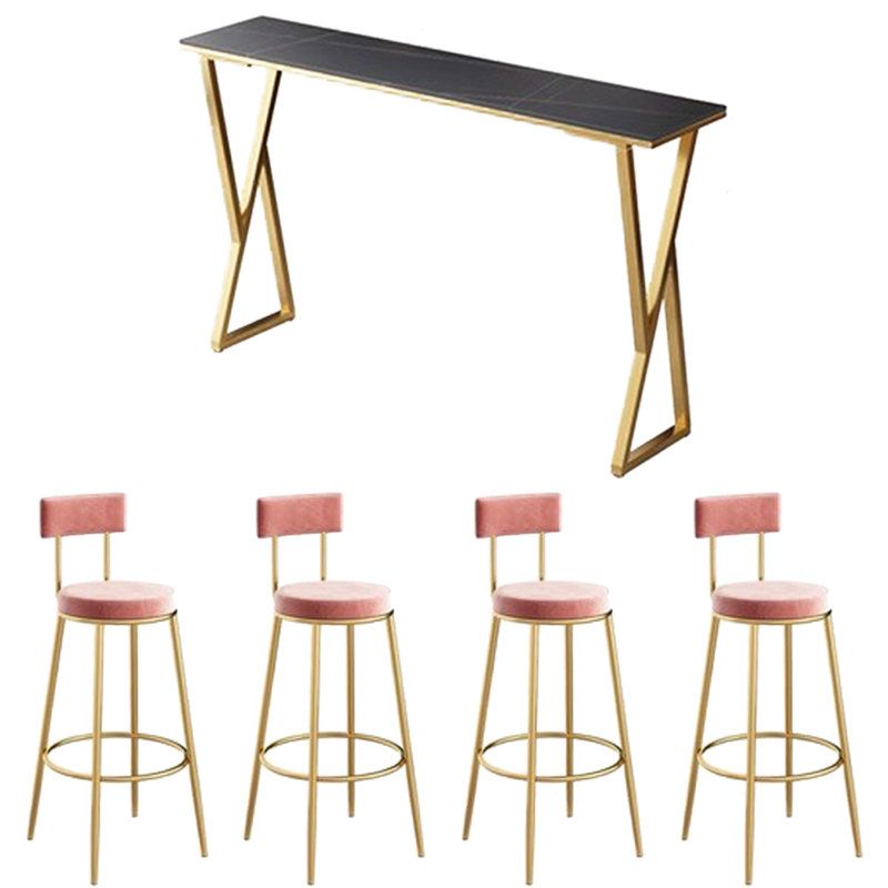 Dorr, Black, Pink/Gold