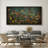 Moody Green Wildflower Florals Modern Decor Extra Large Pictures Framed Canvas Print Wall Art-111666037-107118463